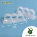 Welnove Bladder Plaster - Waterproof Hydrocolloid Gel Pads Self-Adhesive 14 Pieces with 3 Holes for Enhanced Wound Protection - Buy Online on GoSupps.com