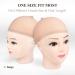 Morgles Beige Wig Caps - 20 Stretchable Nylon Caps for Men & Women | Natural Skin Colors Perfect for Wigs - Buy Online on GoSupps.com