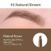 Too Cool for School Artclass Brow Designing Pencil 3 Natural Brown - Define and Shape Your Brows with Precision - Buy Online on GoSupps.com