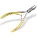 Premium nail skin pliers skin -tongs skin scissors with a sharp cut made of stainless steel manicure nail tongs for removing cuticles on fingers and feet