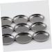 Outanaya 15 Eyeshadow Case Empty Cosmetic Travel Makeup Case Cosmetic Cases for Traveling Empty Makeup Silver - Buy Online on GoSupps.com