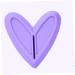 FRCOLOR Rasoir Intime Pour Femme Tondeuse Bikini Plastique Et Silicone Forme C ur Outil De Rasage Cheveux 5.5*5.2*0.5cm Image 1 - Buy Online on GoSupps.com
