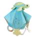 Stephan Baby Go Fish Plush Chewbie Activity Toy and Teething Blankie  Green Sea Turtle