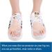 Hoogoo Bunion Toe Corrector Pads 8Pcs - Toe Separator and Spreader for Overlapping Toes - Gel Bunion Cushions for Women and Men - Buy Online on GoSupps.com
