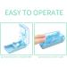 2PCS Pill Cutter - Safe Blade Pill Splitter for Cutting Small or Large Pills in Half - Blue - Buy Online on GoSupps.com