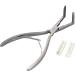 Tape in Hair Extensions Plier Hair Extensions Plier Silvery Stainless Steel Flat Surface Sealing Hair Extension Tools for Women Hair Extension Tools - Buy Online on GoSupps.com