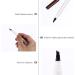 PRETYZOOM 2 pi ces Crayon Sourcils Imperm able T tes Ultra Fin Longue Tenue Maquillage Naturel Semi-permanent Chestnut - Buy Online on GoSupps.com