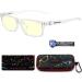 Buy Gunnar Cruz Gaming Glasses - Naval Navy Frame | 35% Blue Light & 100% UV Protection | Reduces Eye Strain for Ages 8-12 - Buy Online on GoSupps.com
