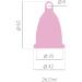 Premium Selenacare Menstrual Cup - Washable Medical Silicone Period Cup with Cleaning Container & Cotton Storage Bag - Size M (26ml) - Eco-Friendly Solution - Buy Online on GoSupps.com