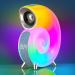 Music lamp intelligent wake-up light with alarm function for sleep aid portable Bluetooth speaker music lamp with app control (wrapped in gray fabric)