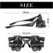 Headband Magnifier Head MountLighted Magnifying Glasses New Headband Head-Worn Glasses Magnifier 10X 15X 20X 25X LED Jeweler Watch Repair Magnifying Eye Glass Loupe Binocular Magnifier for Jewelry - Buy Online on GoSupps.com