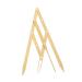 NOLITOY 1pc Second Generation Scale Eyebrow Tools Eyebrow Shaping Measuring Tool Make up Eyebrows 25x5x0.6cm Golden