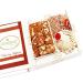 Ghasitaram Gifts Bhaidooj Gifts Bhaidooj Sweet - Dodha Barfi Pooja Thali and Almonds Pouch