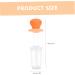 Toyvian Baby Feeder Squeeze Silicone Pacifier - 2 Pack for Baby Food & Fluids - Push-Type Design (Orange) - Ideal for Toddlers - Buy Online on GoSupps.com