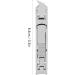 Natudeco Nail Clippers Pedicure Manicure Tool Ultra Thin Portable Foldable Stainless Steel Curved Slanted Double Ended Nail Clipper Nail Trimmer Tool - Buy Online on GoSupps.com