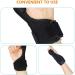 GLEAVI Thumb Brace Splint - Left Hand Support for Men & Women | Durable Composite Cloth & Steel Plate Hand Splint - Buy Online on GoSupps.com