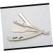 FOMIYES 2pcs Stainless Steel Manual Razor Set for Men - Ergonomic Rubber Handle Shaving Blades - Buy Online on GoSupps.com