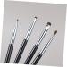 Outanaya 4pcs Eyeliner Brush Horse Hair Wooden Handle Black Eye Precision Brush - Buy Online on GoSupps.com