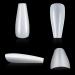 Ballerina Nails Long False Nails Coffin Fake Nails Full Cover Length 100 Pieces Artificial Fingernails Tip with Case for Nail Salons and DIY Nail Art 10 Sizes (Natural) - Buy Online on GoSupps.com