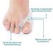 Hallux Valgus Correction Toe Separator - Silicone Gel 6 Pack BPA-Free Universal Size for Pain Relief - Buy Online on GoSupps.com