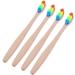 FRCOLOR 4pcs Adult Toothbrush Set - Eco-Friendly Colorful Travel-Friendly Oral Care - Degradable & Effective Bristles - Buy Online on GoSupps.com