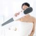 Electric Silicone Bath Brush - Waterproof Vibrating Body Shower Cleansing & Massager - Long Handle Multi-functional Design (Gray) - Buy Online on GoSupps.com