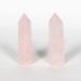 Rose Quartz Crystal Wands 2-Piece Set | Healing Stones in Gift Box | 3.5''-3.9'' Rose Quartz Wand for Energy Healing | Rose Quartz 3.5''-3.9''(9-10cm) - Buy Online on GoSupps.com