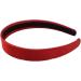 Topkids Accessories Silky Shiny Single 2cm Wide Satin Headbands Alice Band For Kids and Women Colourful - 70's 80's 90's Hair Bands For School or Costumes (Red) - Buy Online on GoSupps.com