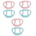ibasenice 6 Pcs Universal Silicone Handle Feeding Bottle Handle Bottle Handle Bottle Holder Bottle Handles Milk Bottle Handle Breast Milk Cup Assorted Colorx3pcs 10.7x4.6cmx3pcs
