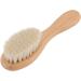 Walfront Wooden Baby Hair Brush and Comb Set - Soft Goat Bristle Brush for Newborn Hair Grooming - Buy Online on GoSupps.com