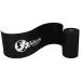 Fitteroy vod flowed compression band for mobility and vod relaxation through muscle compression bridle and dental floss wide black roller