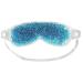 TheraPearl Eye Mask Eye-ssential Mask with Flexible Gel Beads for Hot Cold Therapy Clear