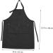 Beatifufu 1pc Apron for Kitchen Grilling Aprons Hairdresser Smock Cafe Apron Bbq Apron Barber Apron Chef Bibs Oil Cape Cooking Apron Color Capes Uniform Work Perm Dyeing - Buy Online on GoSupps.com
