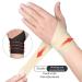 Fublazeze Adjustable Wrist Splint Brace - Lycra Wrist Support for Men & Women - Comfortable Versatile Black Design - Buy Online on GoSupps.com
