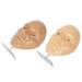 Silicone Makeup Practice Face Set - Easy Clean Yellow Wheat for Beginners & Eyelash Artists | International Shipping - Buy Online on GoSupps.com
