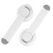Baby Toilet Lock (2 Pack) for Child Safety, Baby Proof Toilet Seat Lock with 2 Extra Pallet Fit for Most Standard Toilet, Easy Intallation Toilet Lid Lock with 2 Extra 3M Adhesive