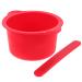 Minkissy 1 set of wax warmer inner bowl pot insert made of silicone wax Returned wax-warming wax warmer substitute replacement wax warmth heating pebble gel thermos can replace