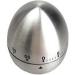 Stainless Steel Egg-Shaped Timer | 60-Minute Manual Reminder for Efficient Mornings | International Shipping Available - Buy Online on GoSupps.com