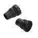 2-Pack Rubber Cane Tips 7/8 Inch Heavy Duty Walking Cane Tips, Black Sturdy Replacement Cane Tip for Seniors Walking Stick, Safety Cane Crutch Accessories 7/8 Inch Cane Tips_2 Pack