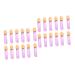 Housoutil 200 Pcs Eyeshadow Oval Sponge Brush Eye Makeup Eye Sponge Beauty Sponge Applicator Miss Make up 3.6X1.2 cmx2pcs Violetx2pcs