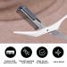 Professional Eyebrow Scissors with Comb for Precision Trimming - Non Slip Finger Grips - Hair Removal Beauty Tool for Men and Women - Buy Online on GoSupps.com