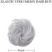 Silver Grey Hair Scrunchies Bun Extensions - Curly Wavy Messy Hair Pieces for Girls - Fake Ponytail Chignons Hair Accessories - Buy Online on GoSupps.com