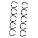 Gatuida 10 pair of anti-Snag ear bruell the hook for hearing protection hooks for rear ear mask earmaker mask ear hooks mask ear bracket anti-strangulation mask blade