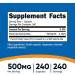 Nutricost Niacinamide (Vitamin B3) 500mg - 240 Capsules (2 Bottles) - Buy Online on GoSupps.com