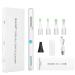 Ear Wax Removal Kit Ear Cleaner with Camera 3.5mm Ear Cleaner WiFi Otoscope with App Control 6 Visible LEDs IP67 Waterproof Suitable for iOS Android Adults Kids Pets(White)