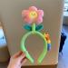gaobaozhu Cute Sun Flower Headband Plush Headband Spa Makeup Headband for Washing Face Hair Band for Girls Women Hair Accessories Gift - Buy Online on GoSupps.com