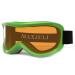 MAXJULI Kids Ski Goggles - Helmet Compatible Snow Goggles for Baby &Toddler with 100% UV Protection Age 0-4 4301 Green Frame Orange Lens (Vlt 38.1%)