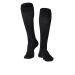 Touch Men's Dress Socks Graduated Compression Business Casual Wear Knee High Muscle Support Recovery Black X-Large (15-20 mmHg)