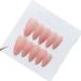 Handmade Long and Short Nail Patches for Artificial Nail Enhancement(Color:19546 Size:S)