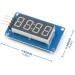 Glimpsesun TM1637 LED Module 4-Bits LED Display Module for 0.36 Inch 7-Segment Red Anode Clock Tube - Buy Online on GoSupps.com